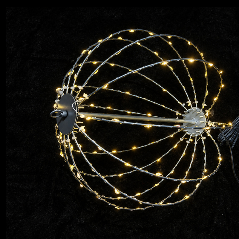 Glowing Sphere Holiday Hanging Light