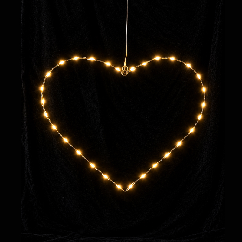 Heart Shape Holiday Hanging Light