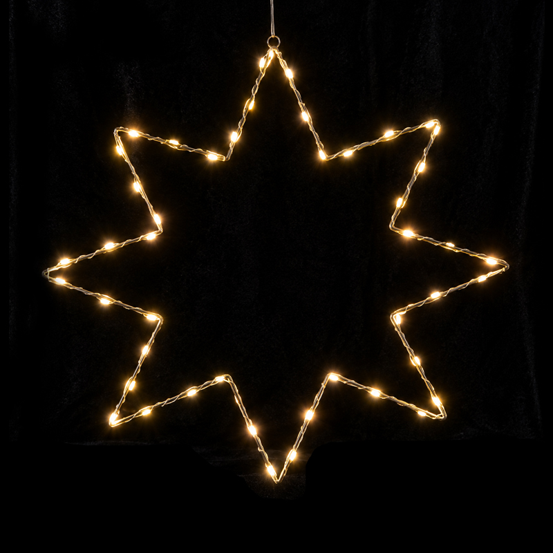 Radiating Star Holiday Hanging Light